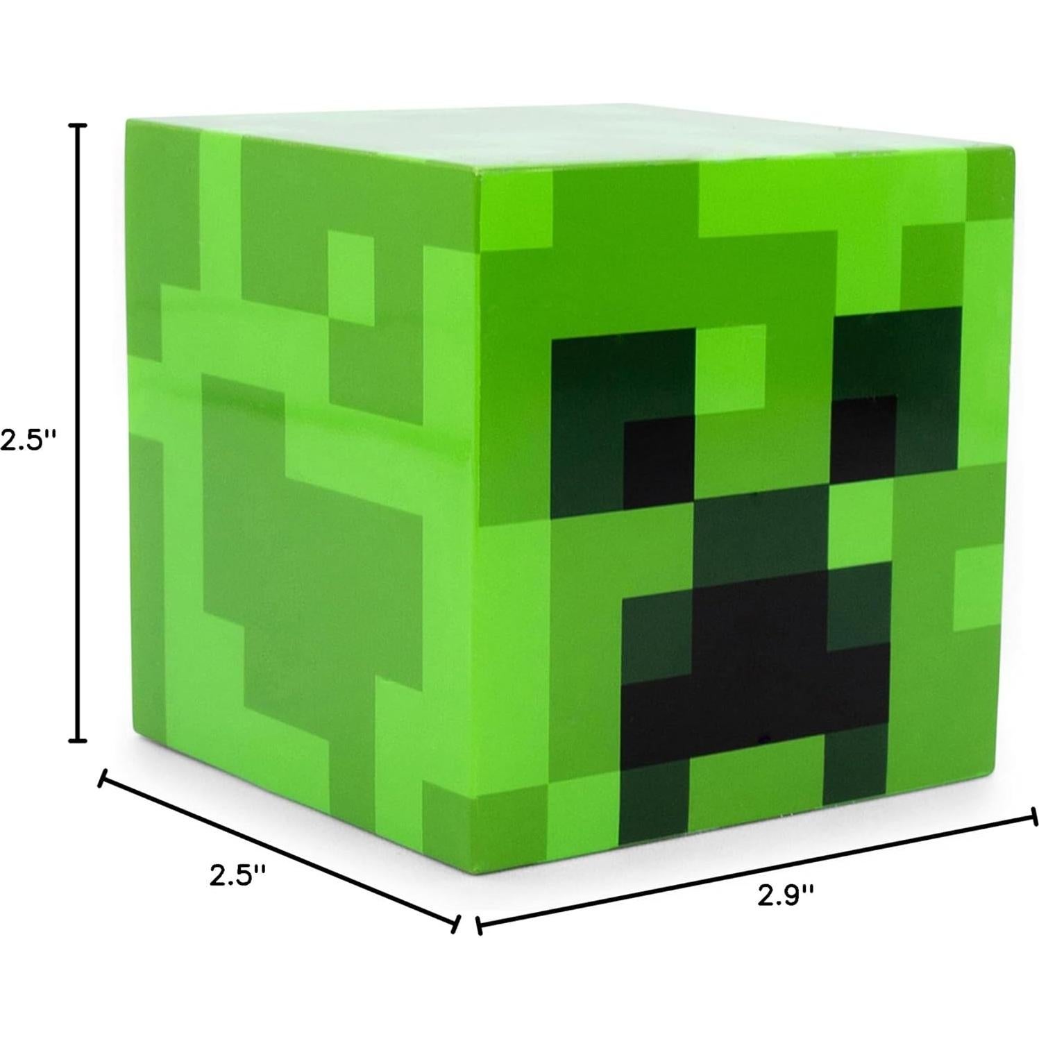 Luz Nocturna Creeper Minecraft LED con Sensor Automático 18cm