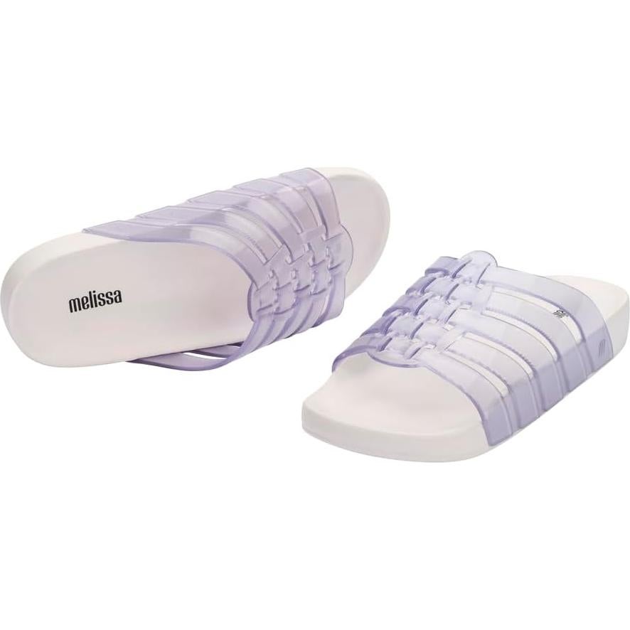 Sandalias Melissa Possession Slide Mujeres PVC Blanco 27x11cm