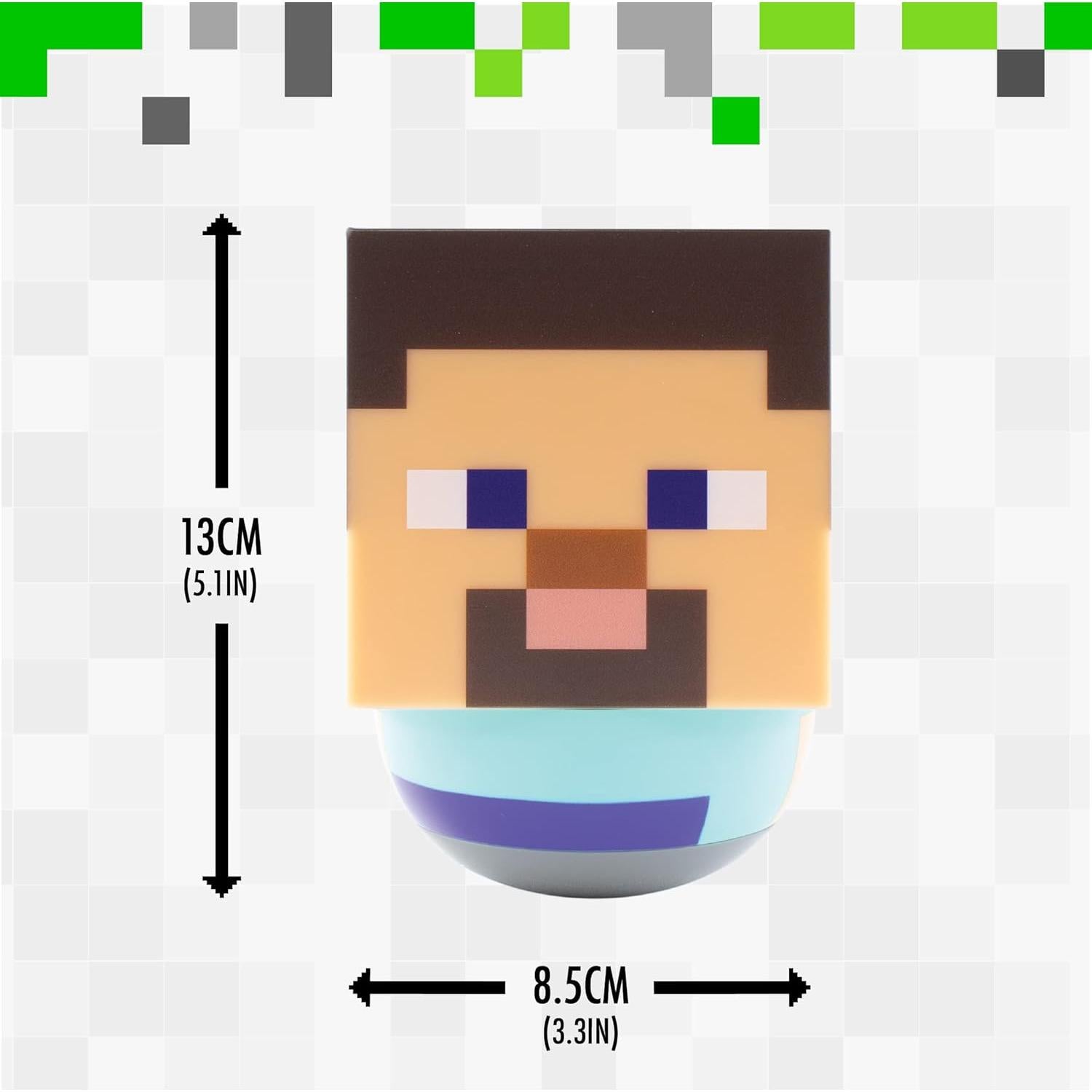 Luz Nocturna Steve Minecraft Paladone 12cm Multicolor