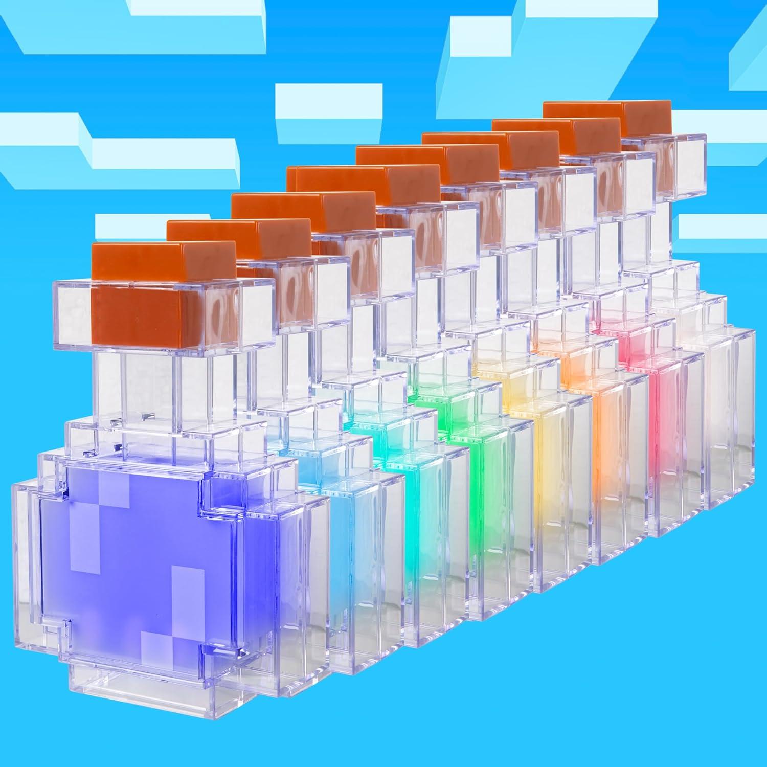 Lámpara Nocturna LED Minecraft Poción 17.78 cm 8 Colores USB