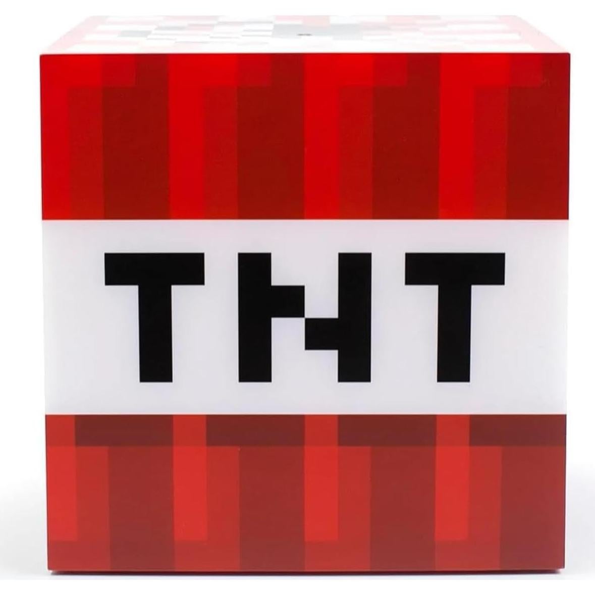 Lámpara de Ambiente LED Bloque TNT Minecraft 15 cm Rojo