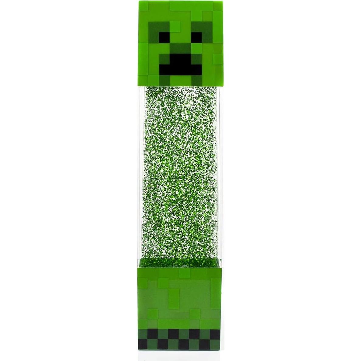 Lámpara LED Creeper Minecraft 30.48 cm Verde Portátil