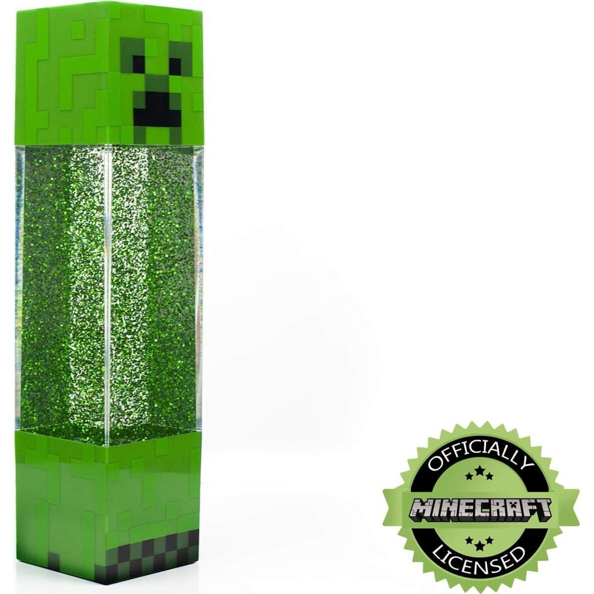 Lámpara LED Creeper Minecraft 30.48 cm Verde Portátil