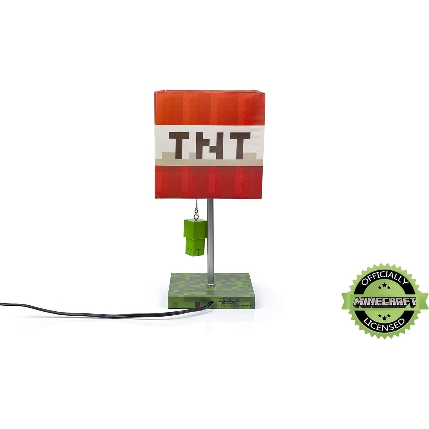 Lámpara de Escritorio LED Minecraft Creeper 3D 75.5x46.8cm