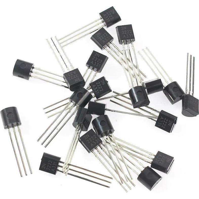50 Transistores 2N2222 TO-92 MOSFET N-Canal 0.6A 30V