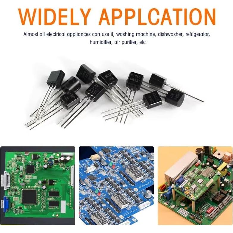50 Transistores 2N2222 TO-92 MOSFET N-Canal 0.6A 30V
