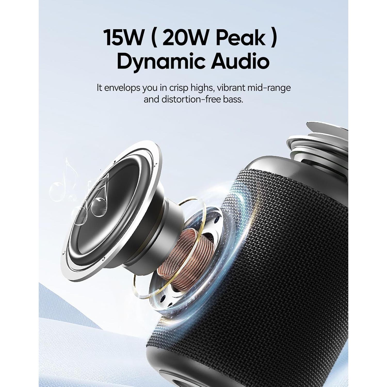 Altavoz Bluetooth Portátil PulseSound 20W Impermeable IPX5