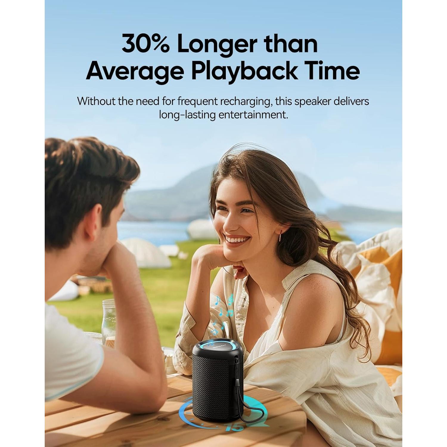 Altavoz Bluetooth Portátil PulseSound 20W Impermeable IPX5