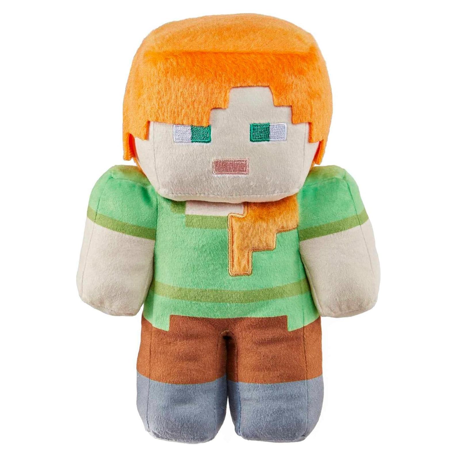 Juguete de Peluche Minecraft Mattel - Muñeca Suave Alex 20 cm