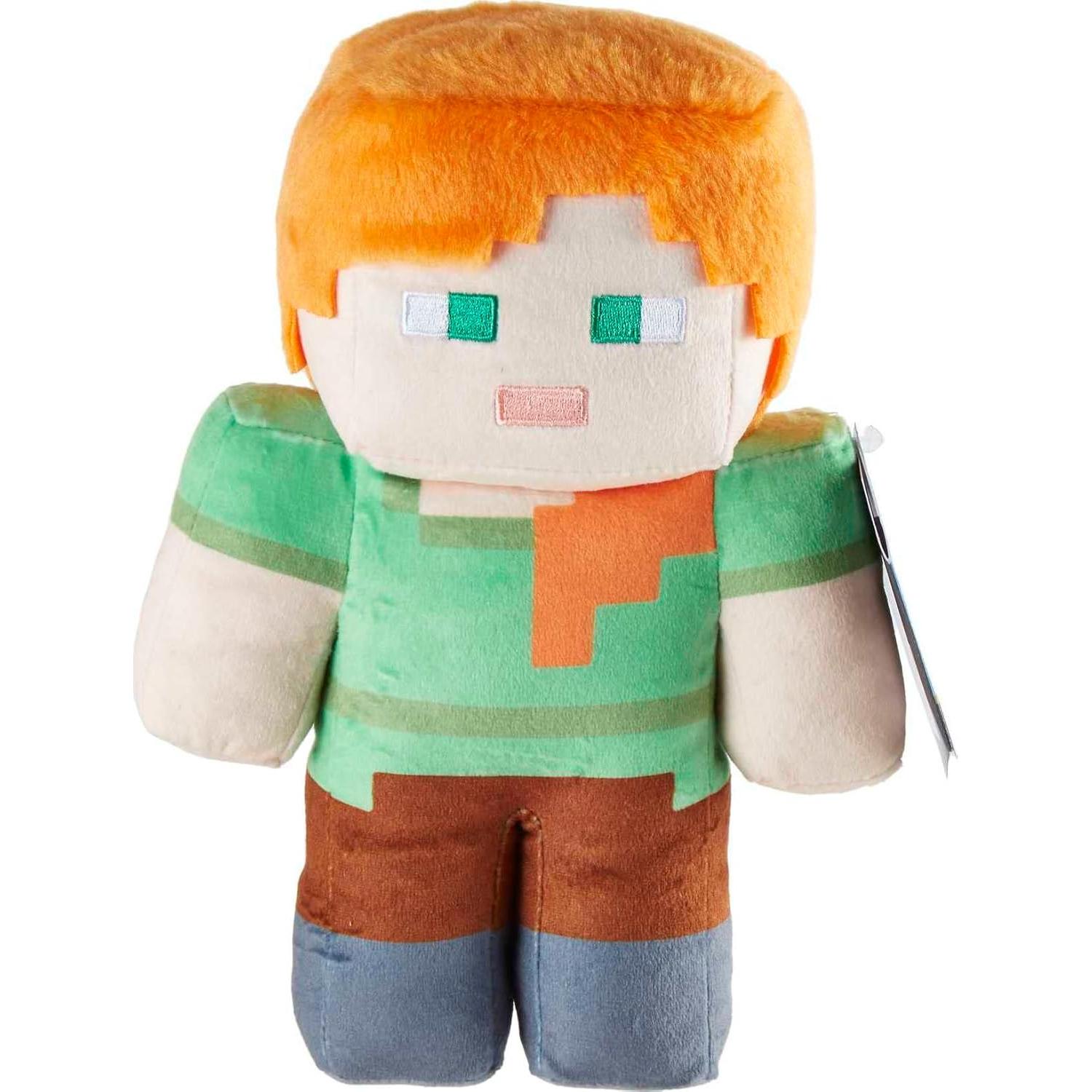 Juguete de Peluche Minecraft Mattel - Muñeca Suave Alex 20 cm