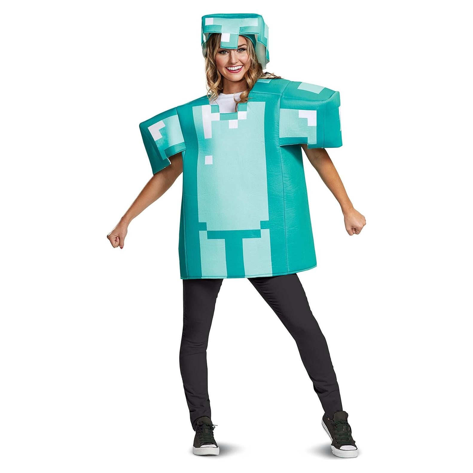 Disfraz Hombre Minecraft Armadura Clásica Talla Única