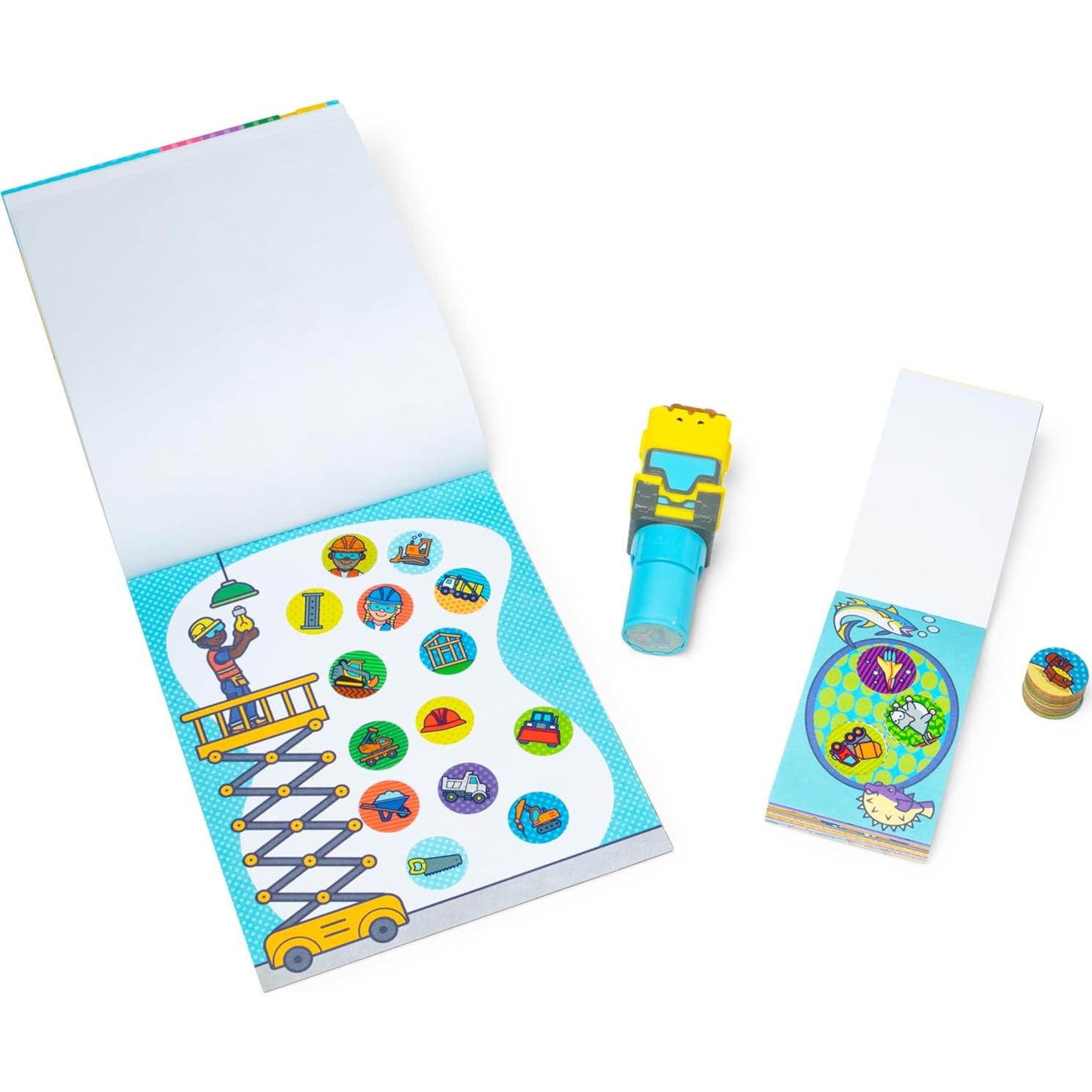 Melissa & Doug Sticker WOW! Bulldozer 500 Pegatinas y 24 Páginas