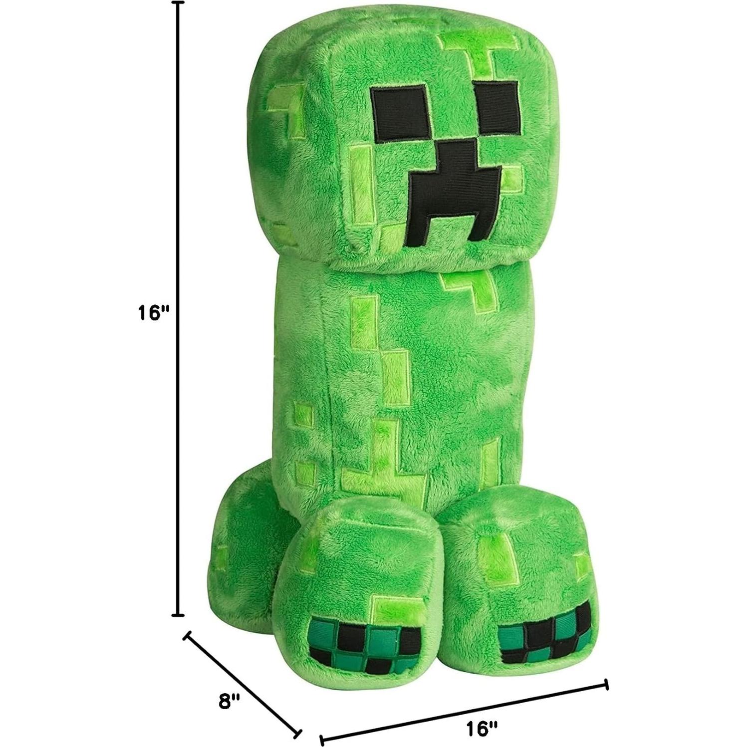 Muñeco de Peluche Creeper Minero The Plushie Guy 40.64 cm