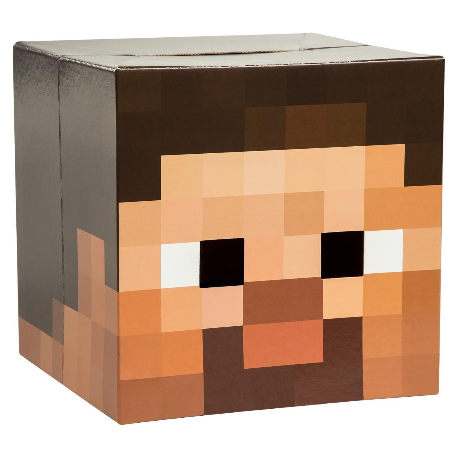 Máscara de Cartón Steve Minecraft - JINX - 30.48 cm