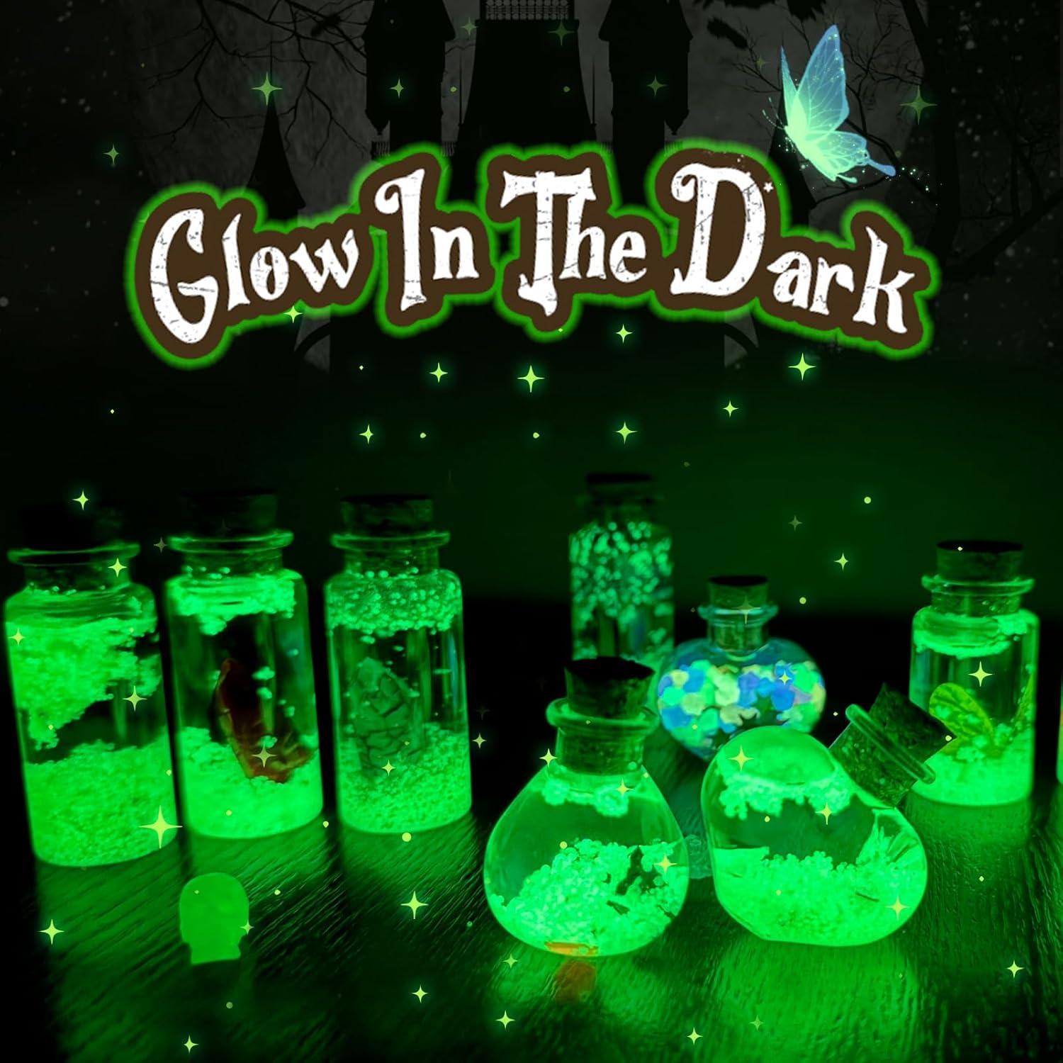 Kit de Pociones Mágicas LDomet - 20 Botellas Brillantes para Niños