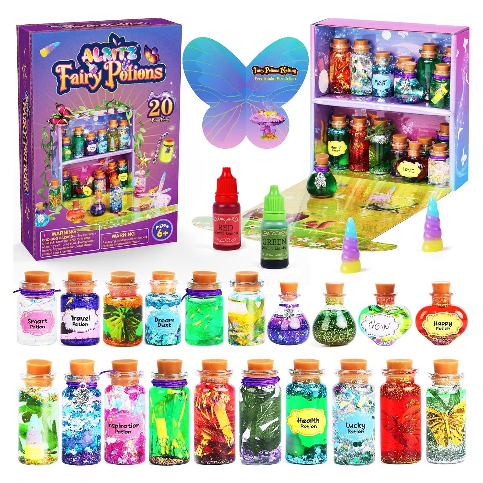 Kit de Pociones Mágicas Alritz para Niños - 20 Botellas DIY