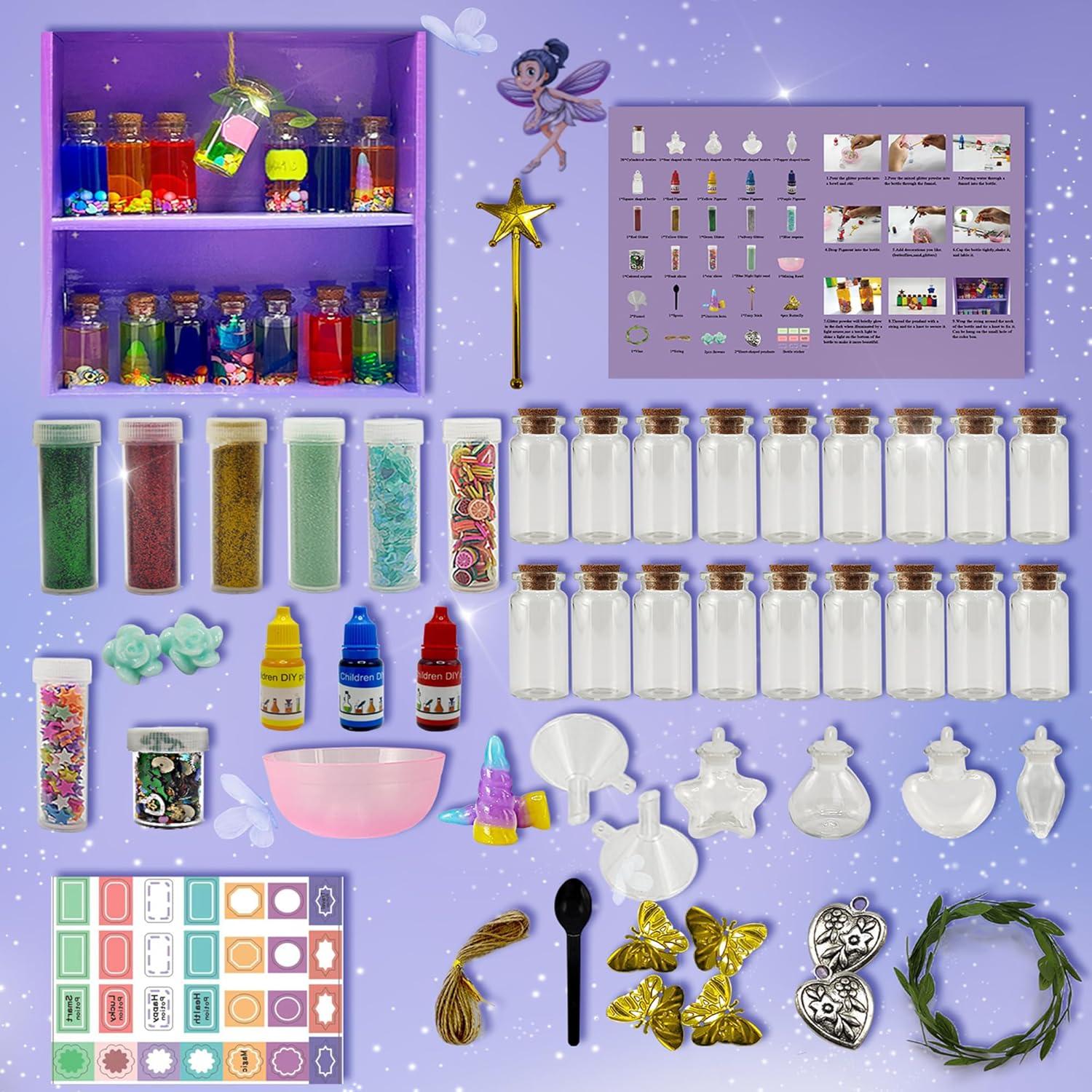 Kit de Poción de Hada AWZNG 22 Piezas para Niños 6-10 Años