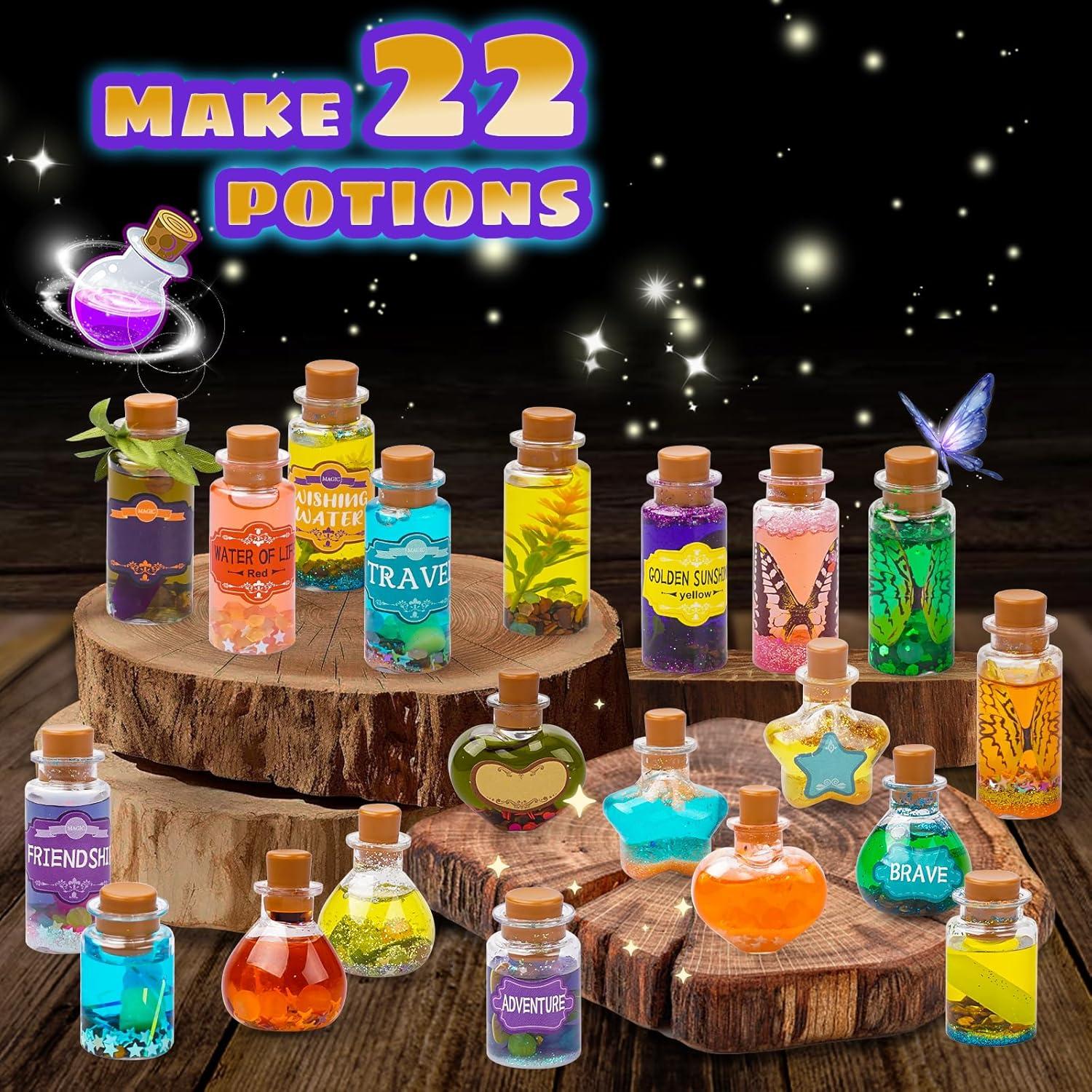Set de Pociones Mágicas DIY JEEKALO 22 Botellas Brillantes