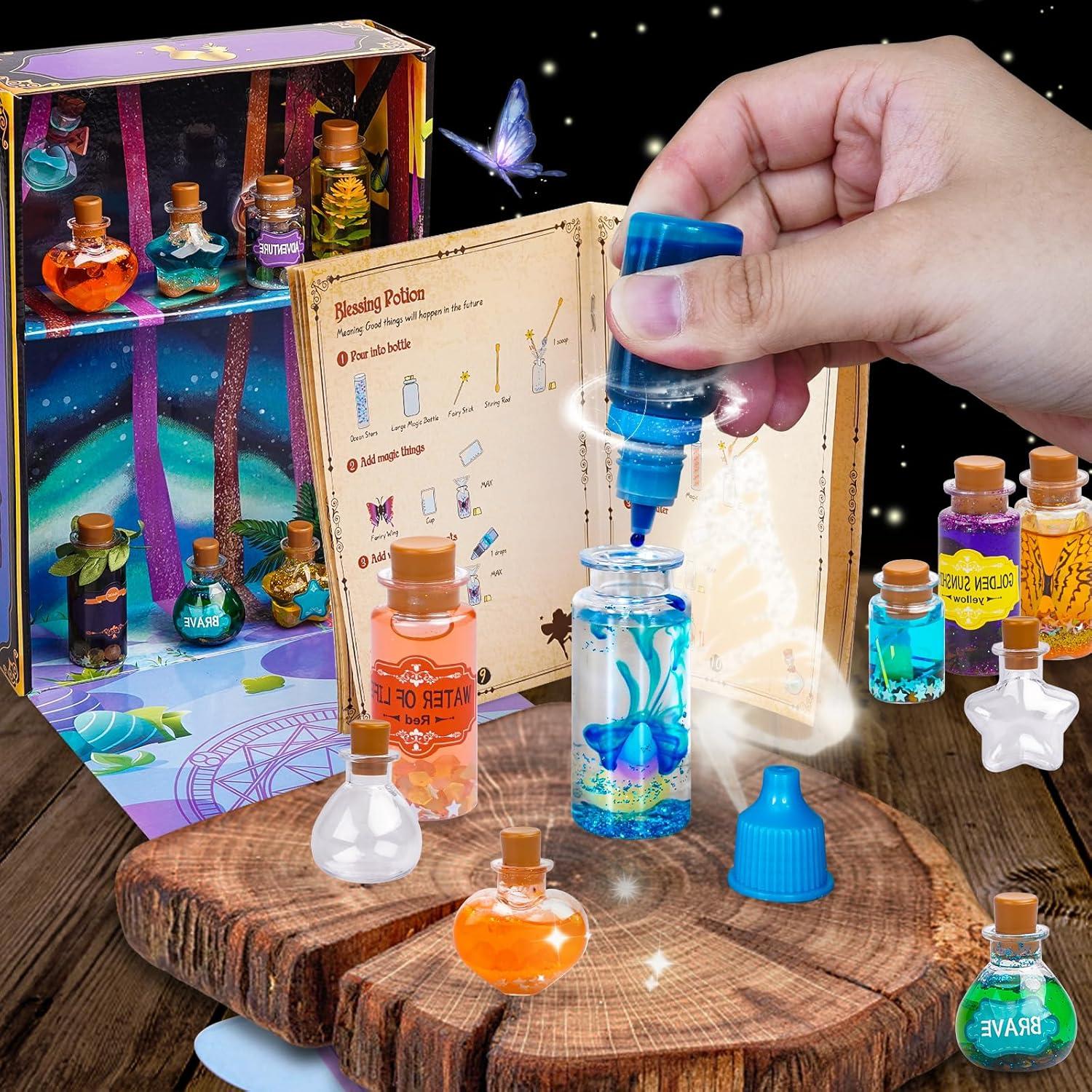 Set de Pociones Mágicas DIY JEEKALO 22 Botellas Brillantes