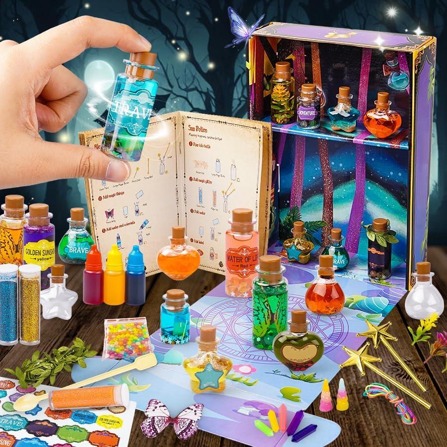 Set de Pociones Mágicas DIY JEEKALO 22 Botellas Brillantes