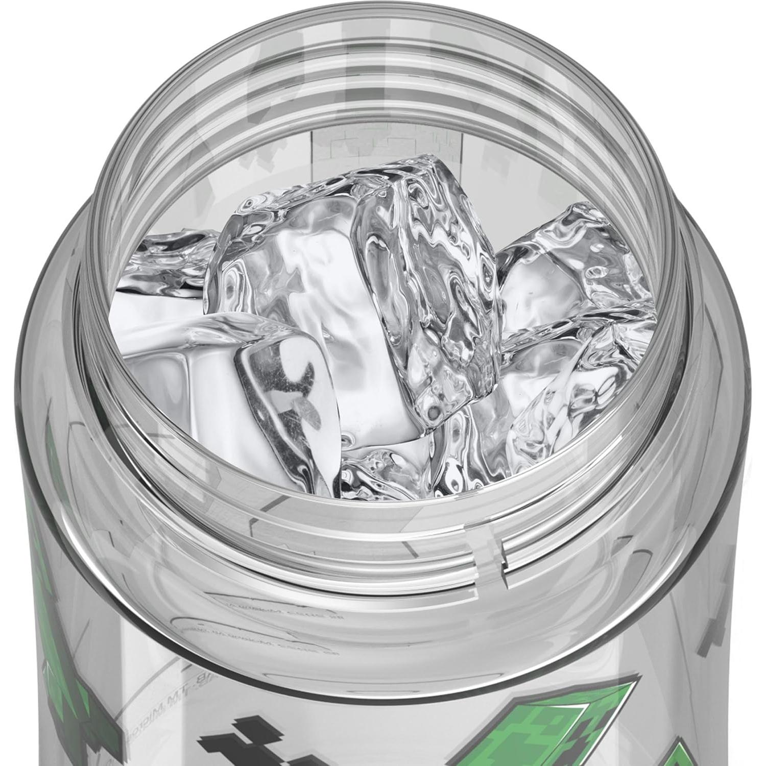 Botella de Hidratación Plástica THERMOS FUNtainer 473 ml Minecraft