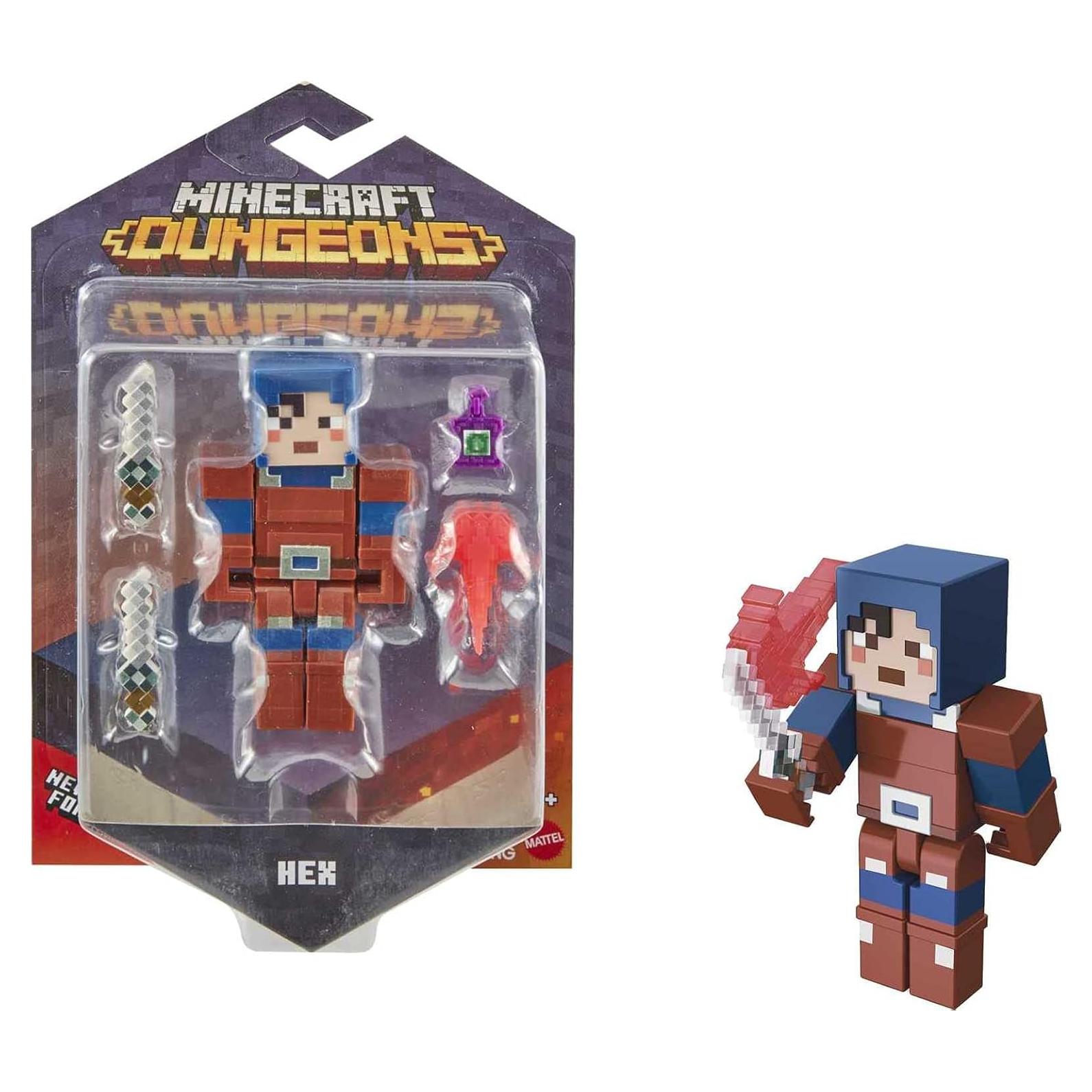 Figura Coleccionable Hex Minecraft Dungeons Mattel 8.51 cm