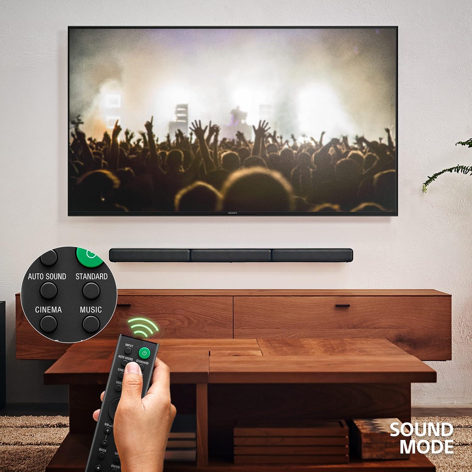 Barra de Sonido Sony HT-S40R 5.1ch 600W Inalámbrica Negra