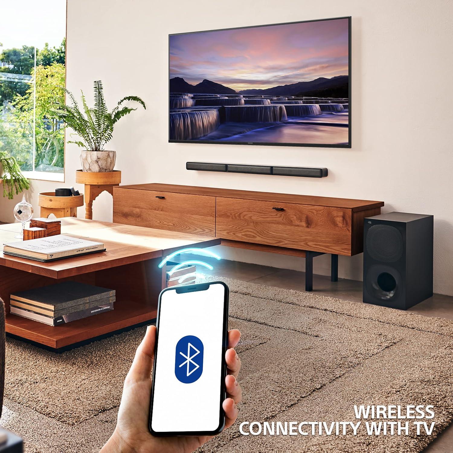 Barra de Sonido Sony HT-S40R 5.1ch 600W Inalámbrica Negra