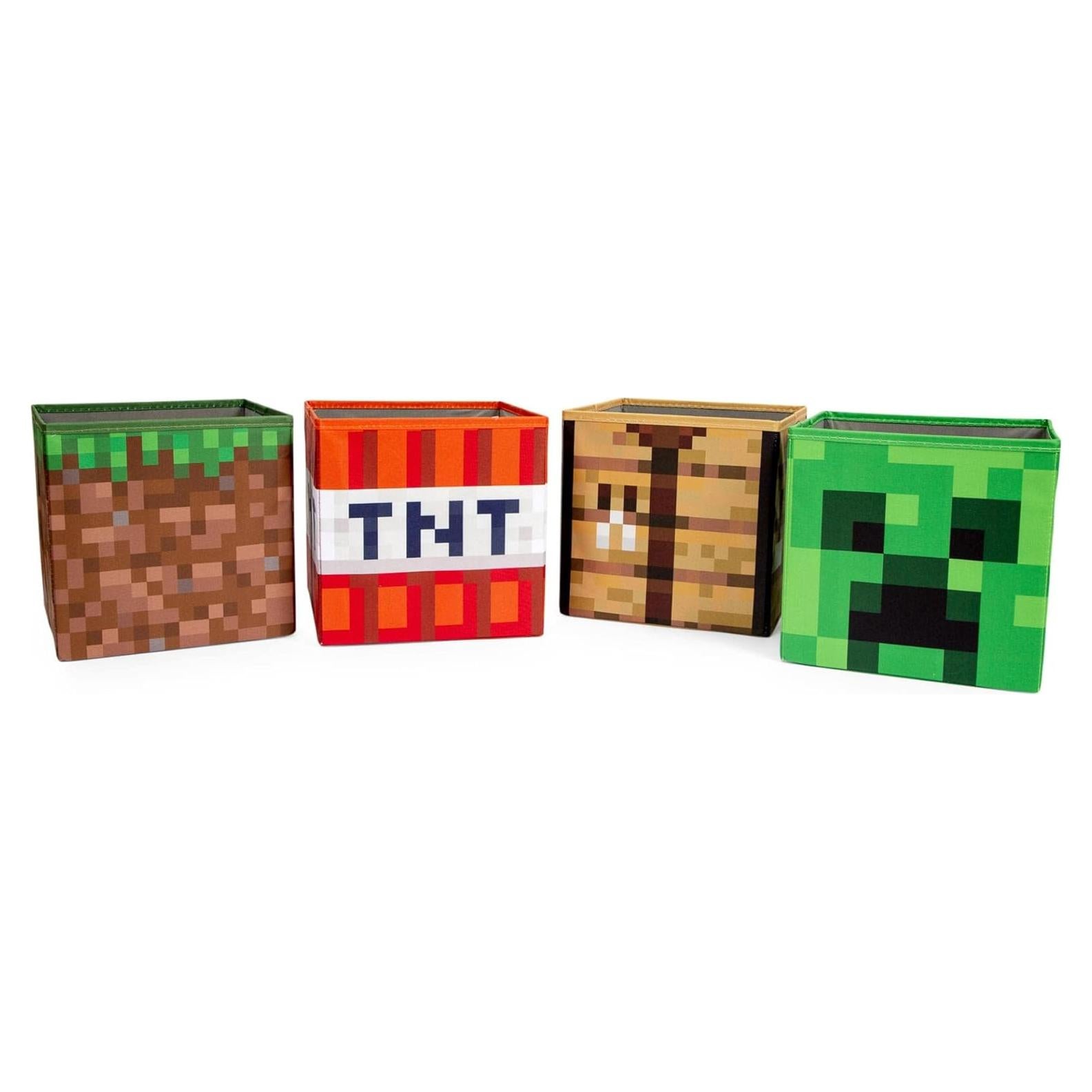 Conjunto de Almacenamiento Minecraft 4 Contenedores 25 cm
