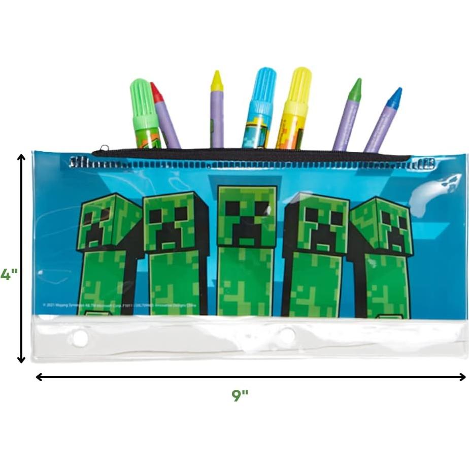 Juego de Arte Minecraft 30 Piezas con Estuche para Niños