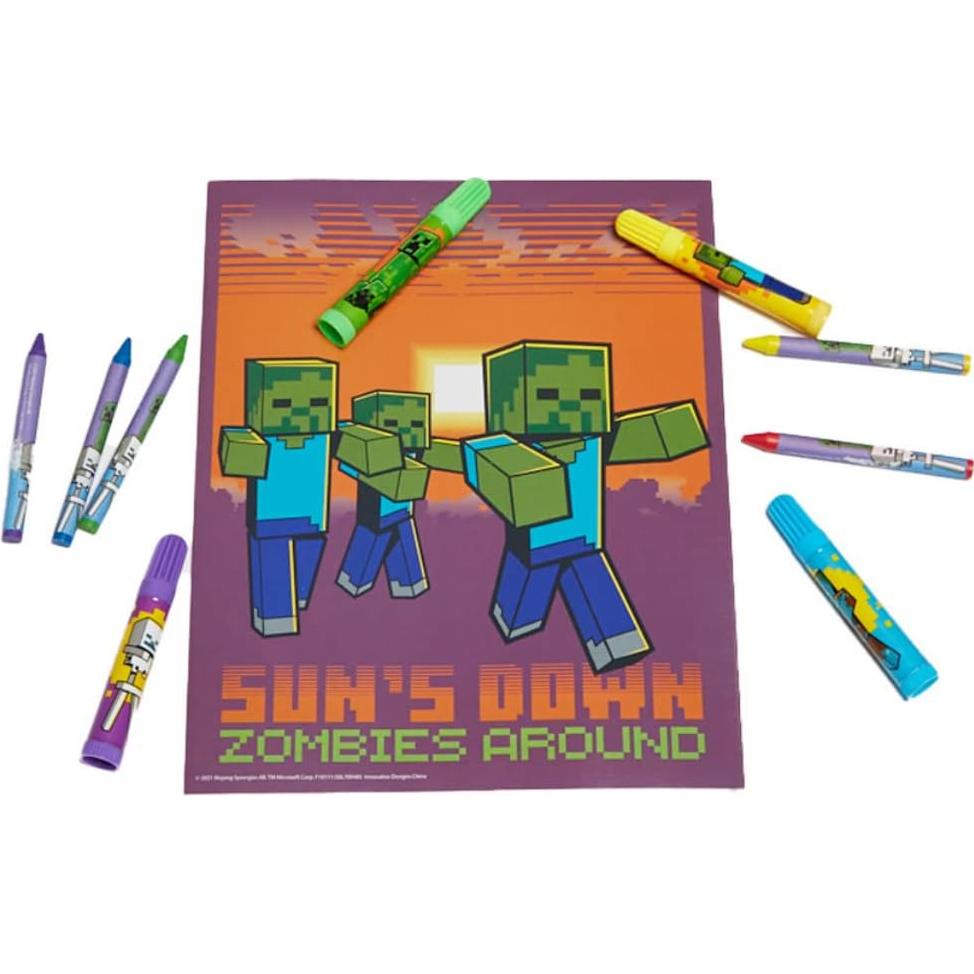 Juego de Arte Minecraft 30 Piezas con Estuche para Niños