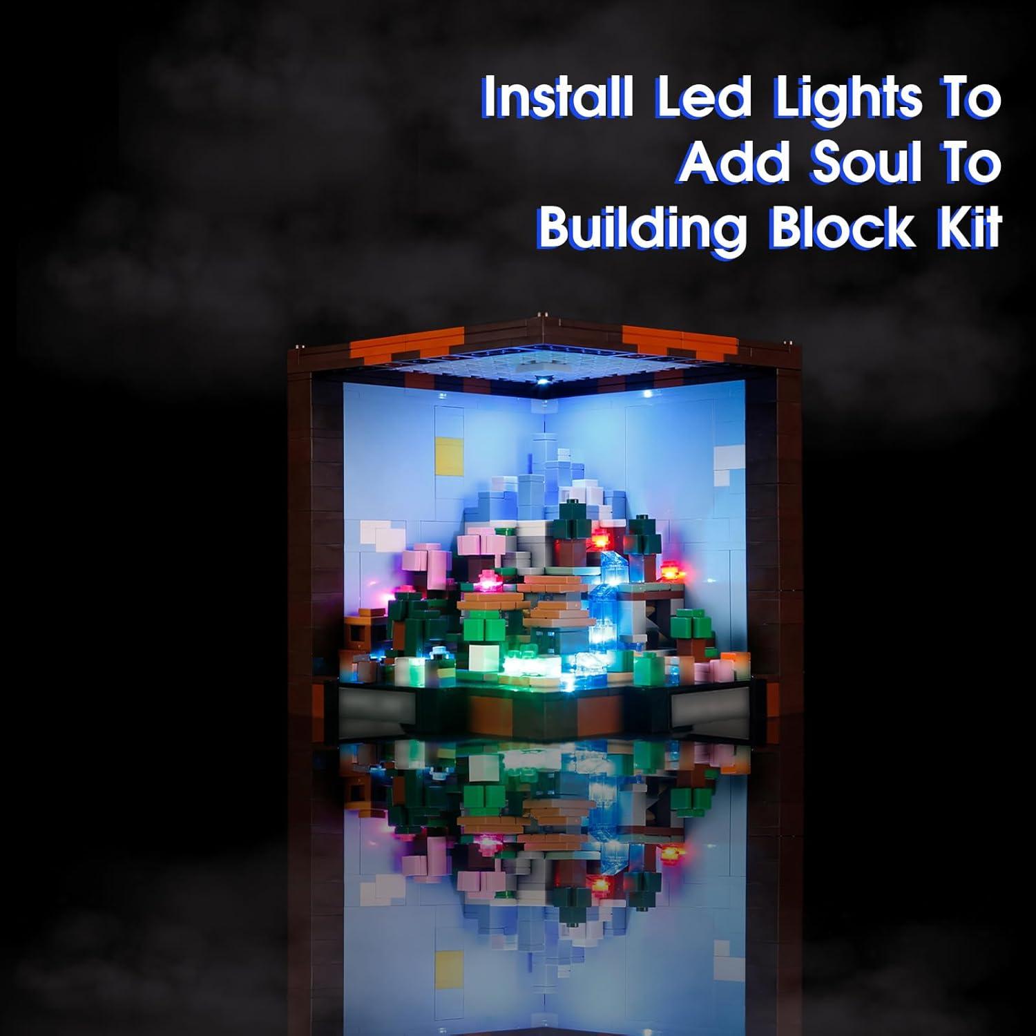 Luz LED Vaodest para LEGO 21265 Mesa de Trabajo 5V