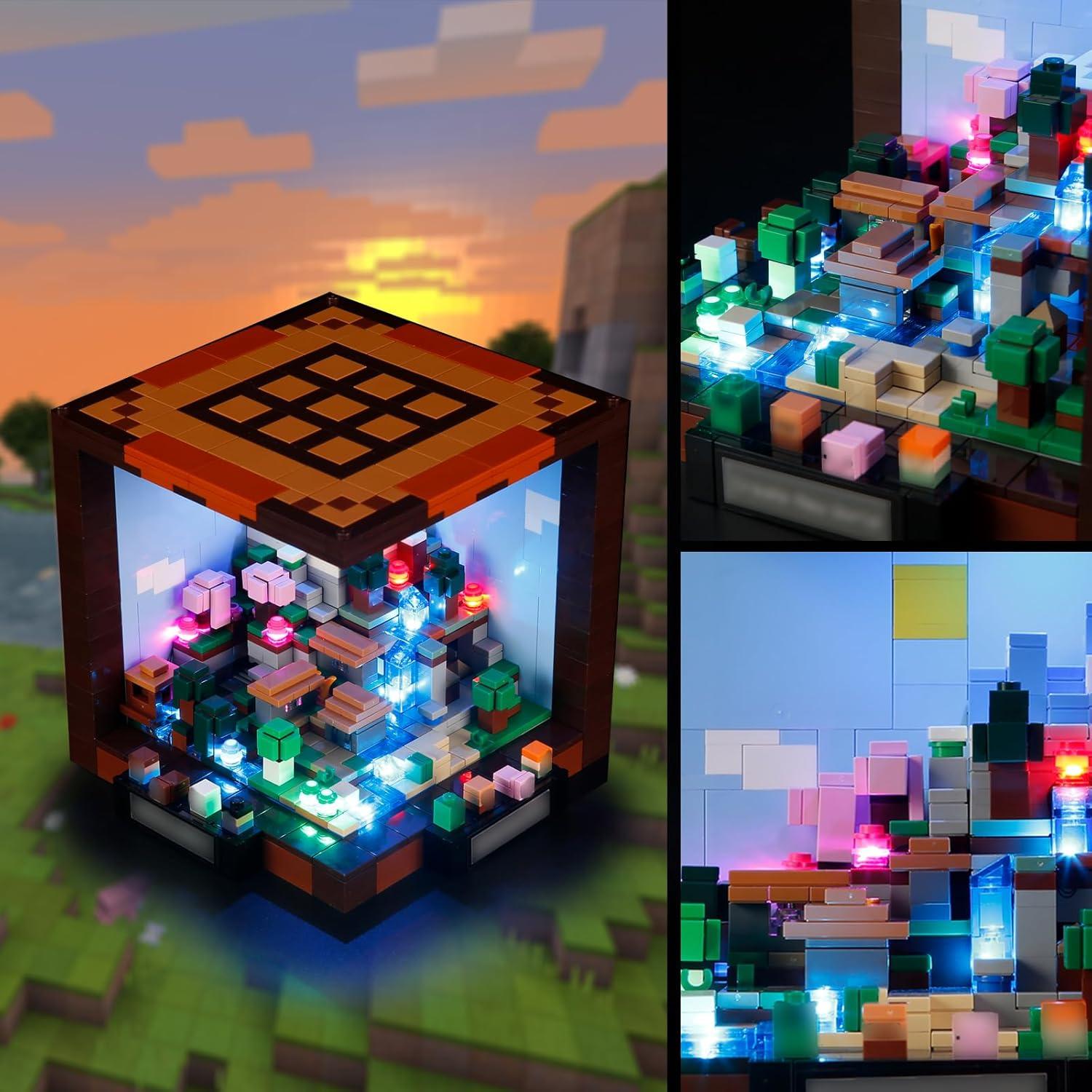 Luz LED Vaodest para LEGO 21265 Mesa de Trabajo 5V