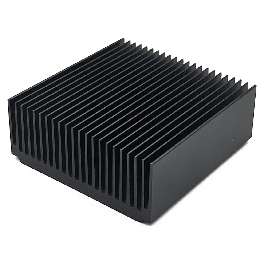 Disipador de Aluminio 69x69x27mm Awxlumv 22 Aletas Negro