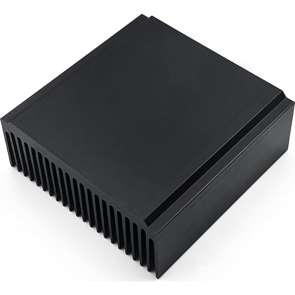 Disipador de Aluminio 69x69x27mm Awxlumv 22 Aletas Negro