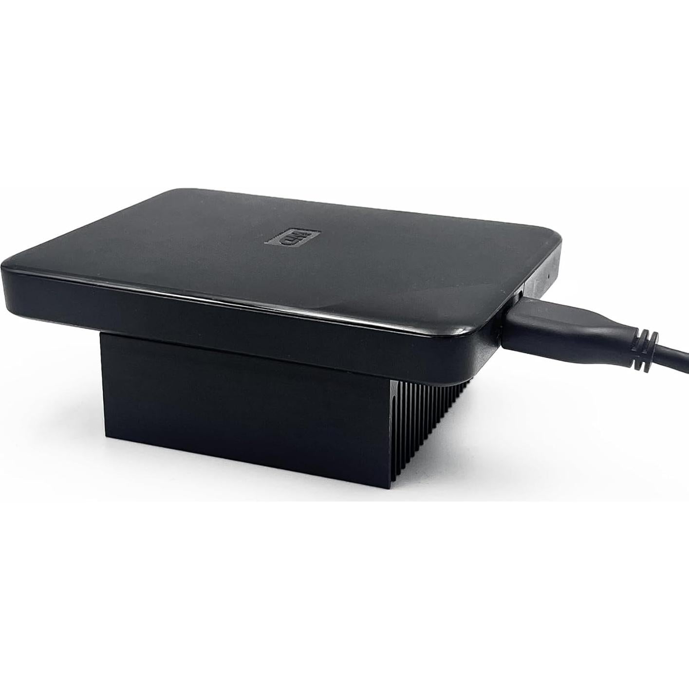 Disipador de Aluminio 69x69x27mm Awxlumv 22 Aletas Negro