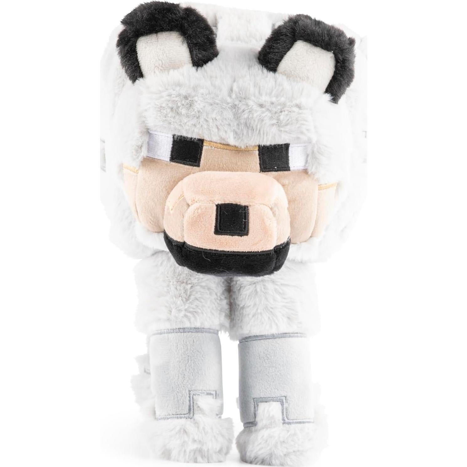 Almohada de Peluche Lobo Minecraft Jay Franco 48 cm Gris