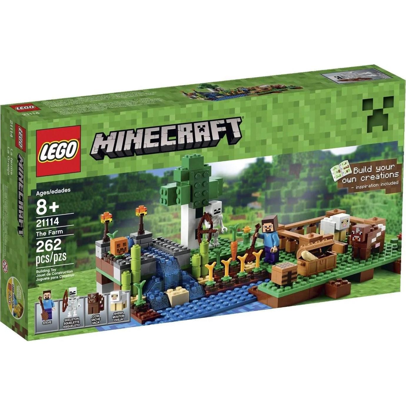 LEGO Minecraft 21114 La Granja - 262 Piezas, Minifigura Steve