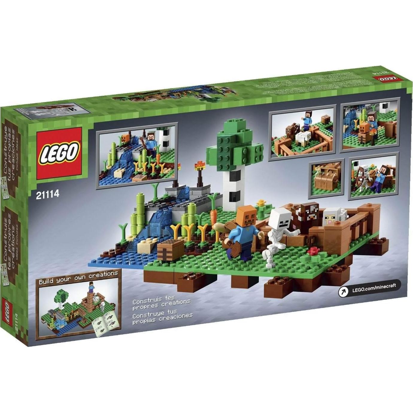 LEGO Minecraft 21114 La Granja - 262 Piezas, Minifigura Steve