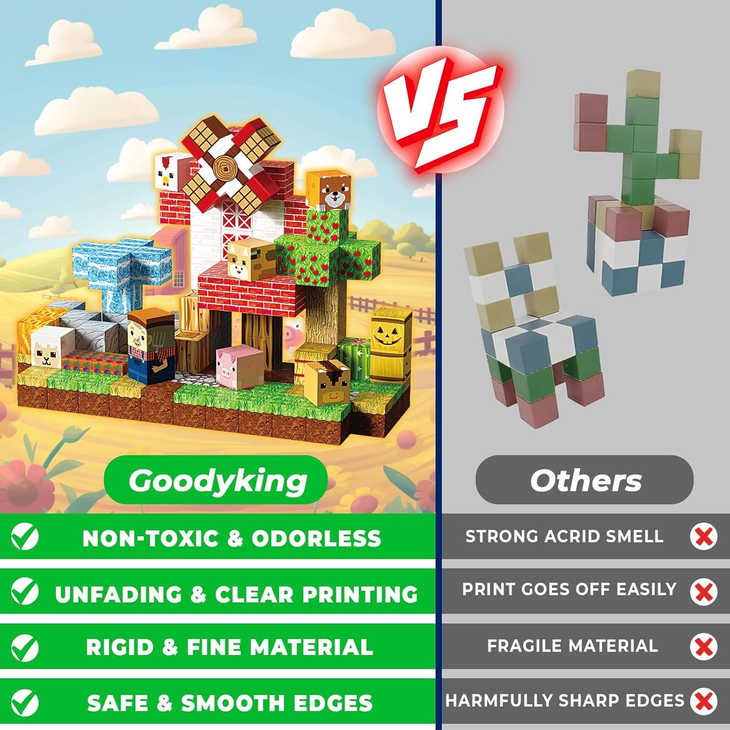 Bloques Magnéticos Goody King 120PCS Juguetes Educativos 2cm