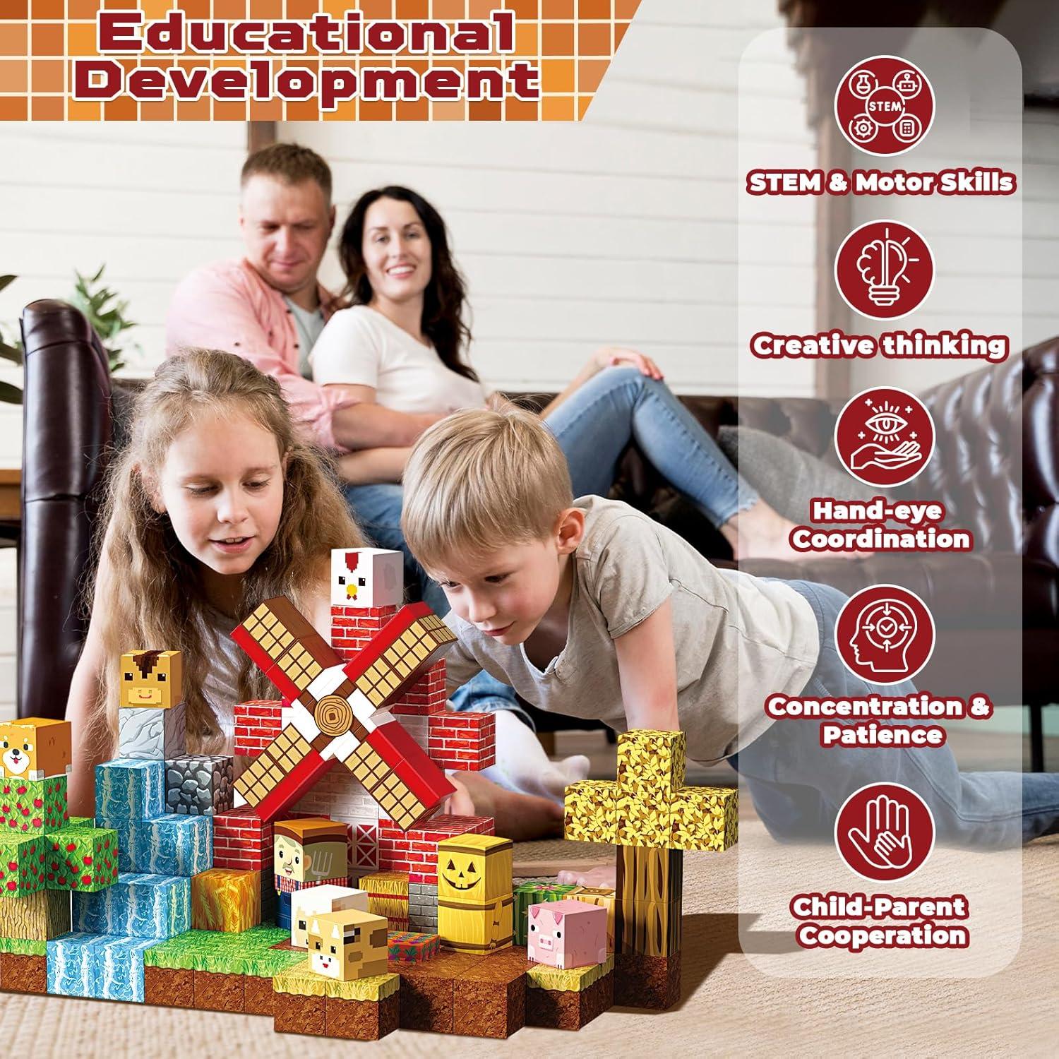 Bloques Magnéticos Goody King 120PCS Juguetes Educativos 2cm