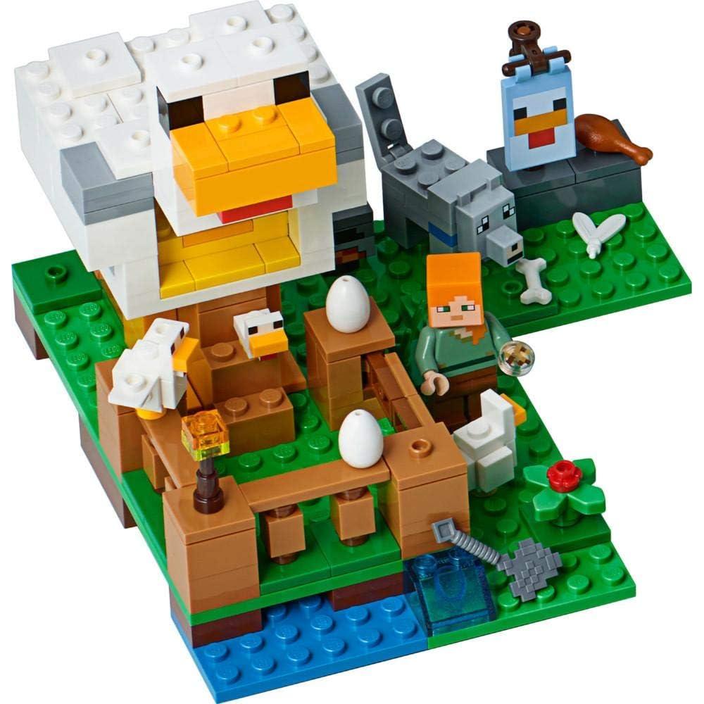 LEGO Minecraft El Gallinero 21140 - 198 Piezas, 7-14 Años
