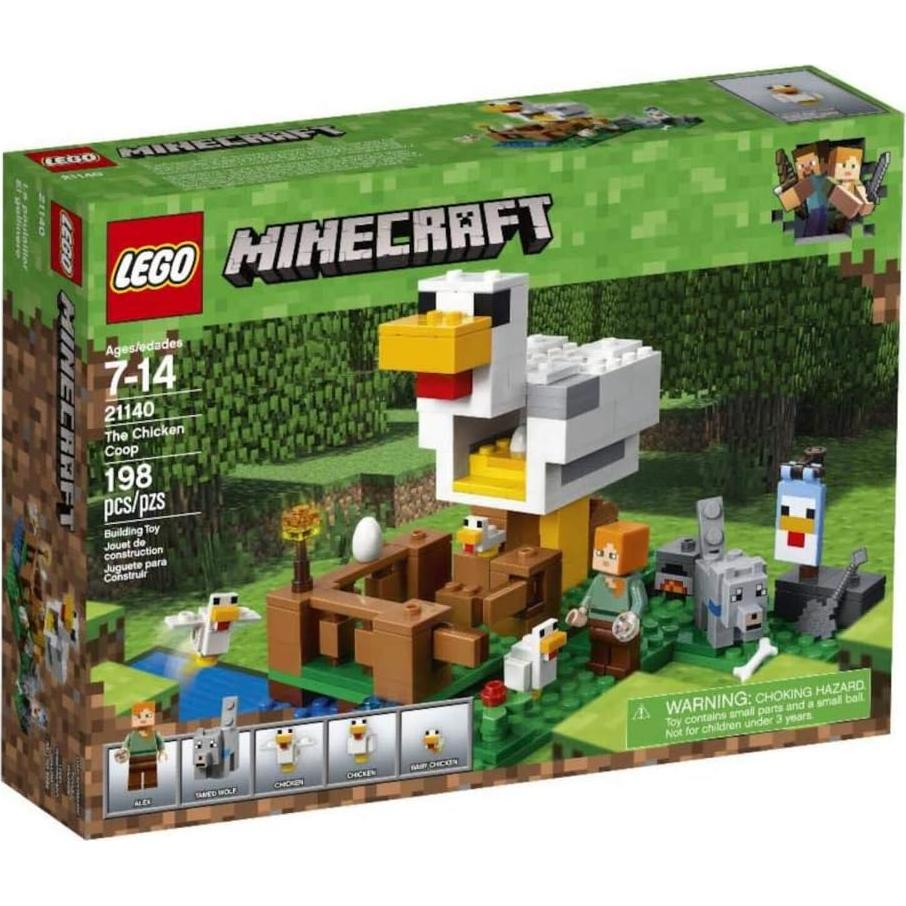 LEGO Minecraft El Gallinero 21140 - 198 Piezas, 7-14 Años