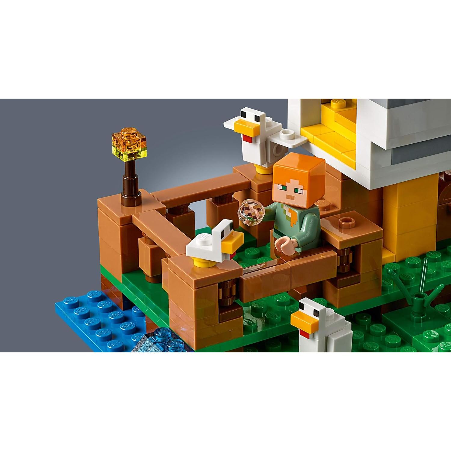 LEGO Minecraft El Gallinero 21140 - 198 Piezas, 7-14 Años