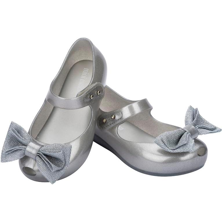 Bailarinas Mini Melissa Ultragirl Sweet XII Niñas Plata