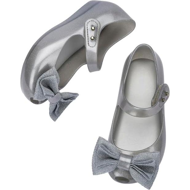 Bailarinas Mini Melissa Ultragirl Sweet XII Niñas Plata