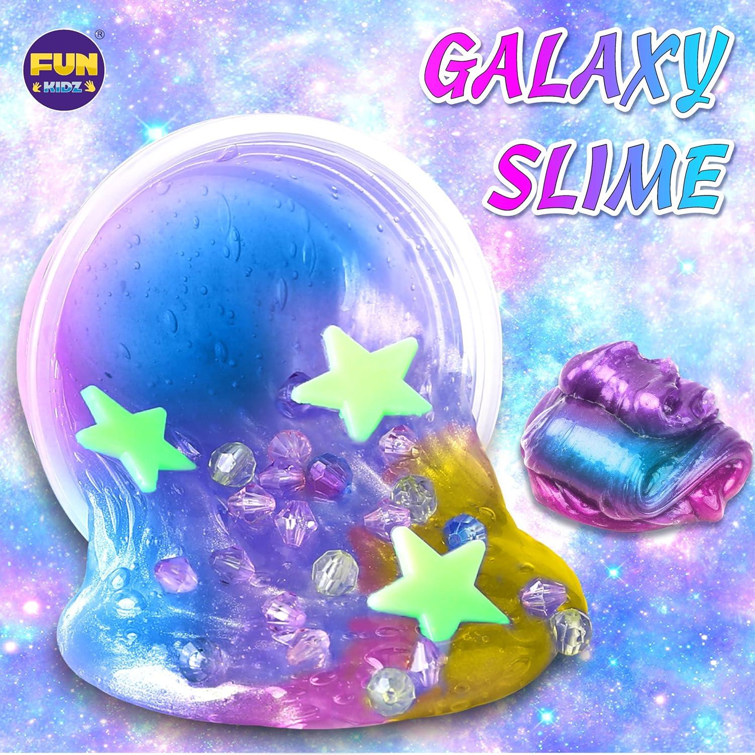 Kit de Slime Galáctico FunKidz para Niños 6-12 Años - 1kg