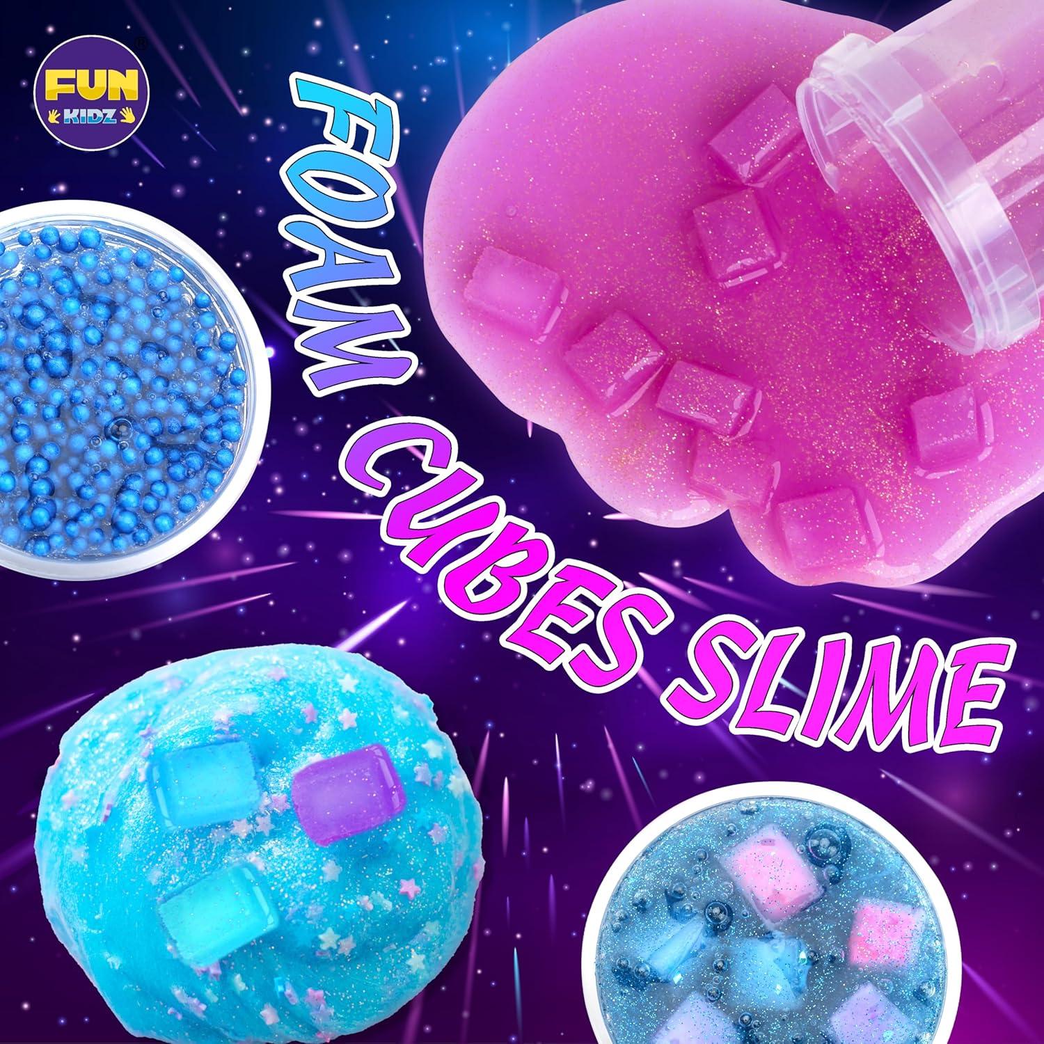 Kit de Slime Galáctico FunKidz para Niños 6-12 Años - 1kg