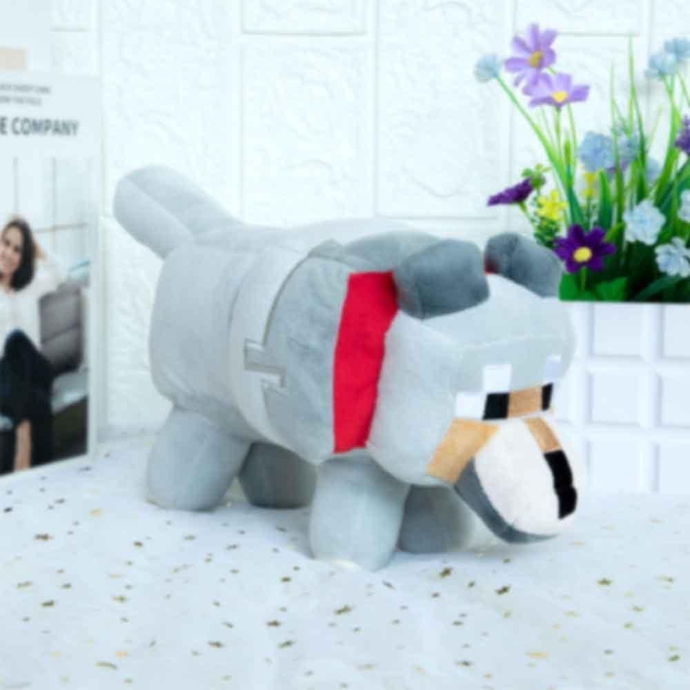 Peluche de Lobo Dpucle 33 cm Suave para Niños y Regalos