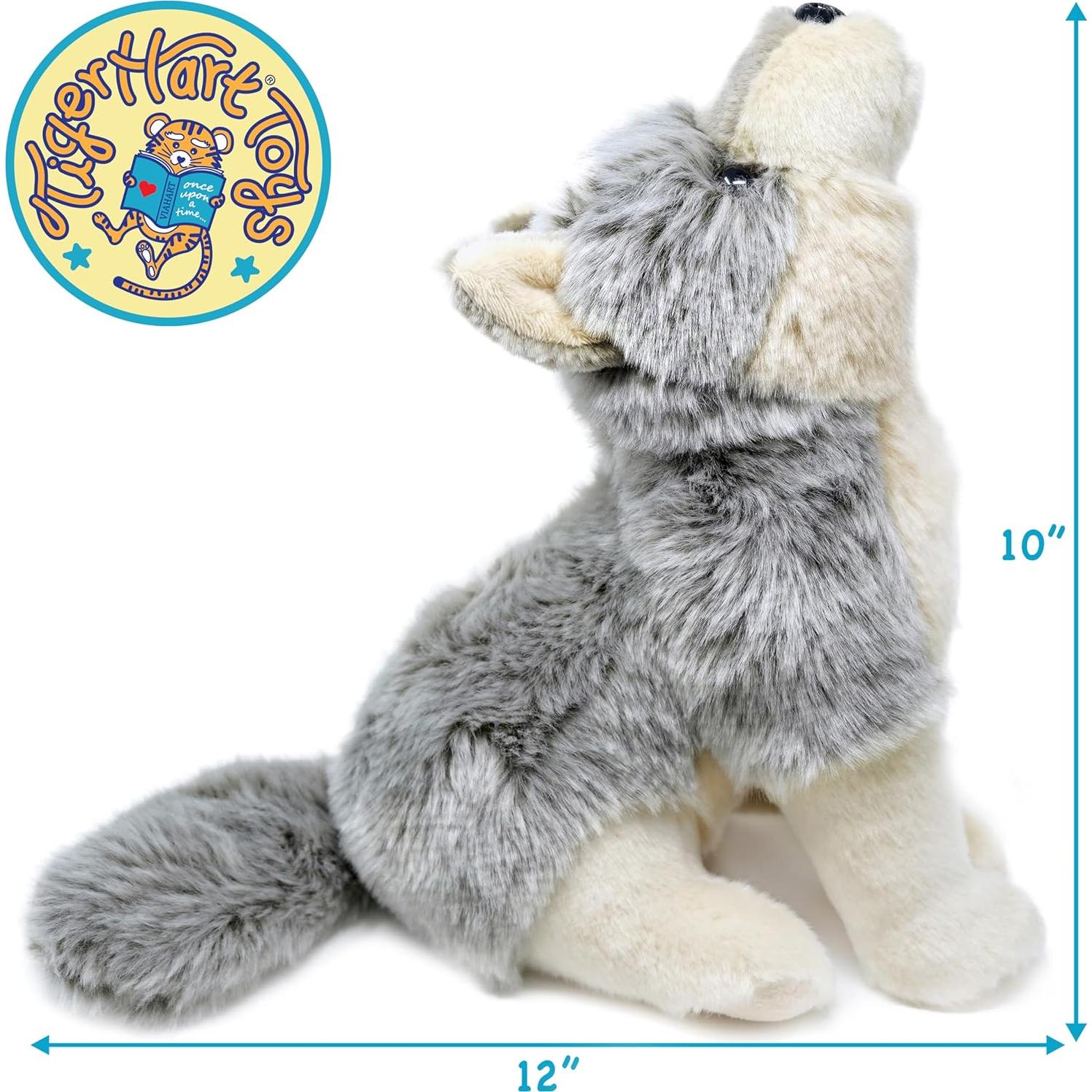 Peluches de Lobo Wolcott VIAHART 28 cm Suave y Seguro